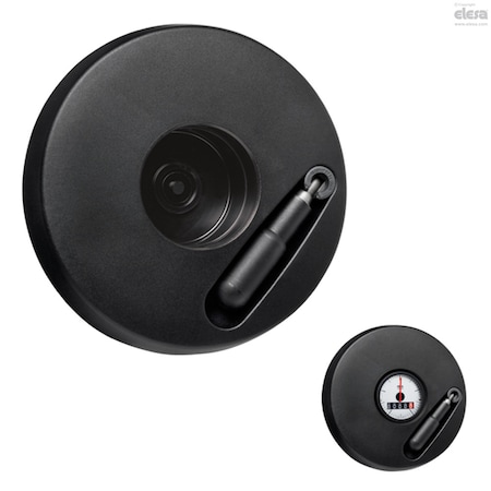 Elesa Fold-away handle, stainless steel boss, VDSC.160-GXX2 SST-12+IR VDSC-GXX-SST+IR